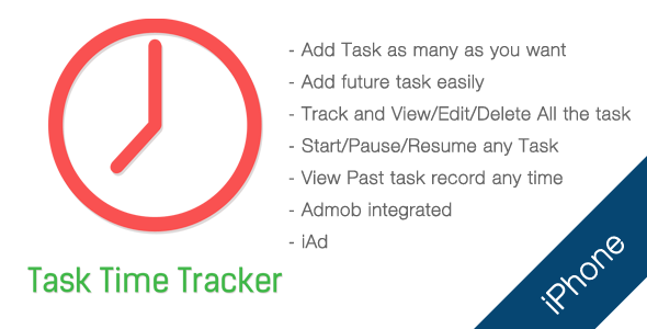 CodeCanyon Task Time Tracker iPhone App 11704921 CodeCanyon Task Time Tracker iPhone App 11704921