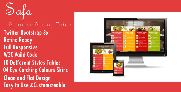 CodeCanyon Safa Premium Pricing Table 11577454 CodeCanyon Safa Premium Pricing Table 11577454