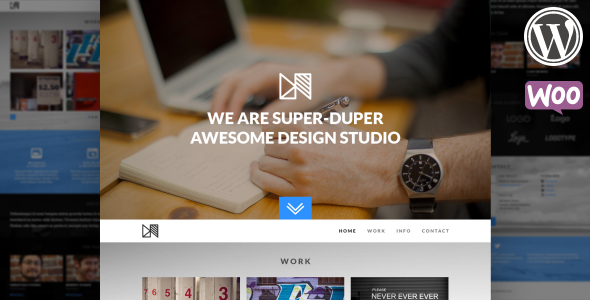 Nonus Parallax Wordpress Portfolio