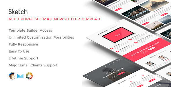 Sketch Responsive Email w/ Builder Access