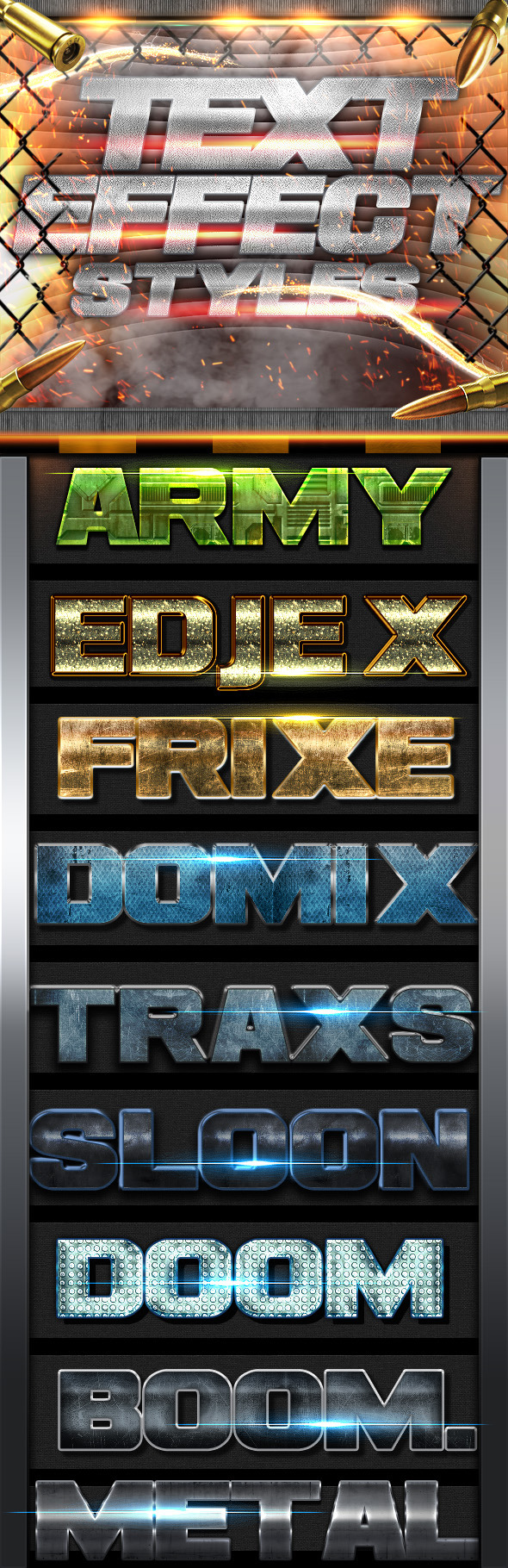 GraphicRiver Text Effects Styles FX 11720762 GraphicRiver Text Effects Styles FX 11720762