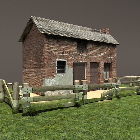 3DOcean Derelict House Barn Low Poly 11725041 3DOcean Derelict House Barn Low Poly 11725041