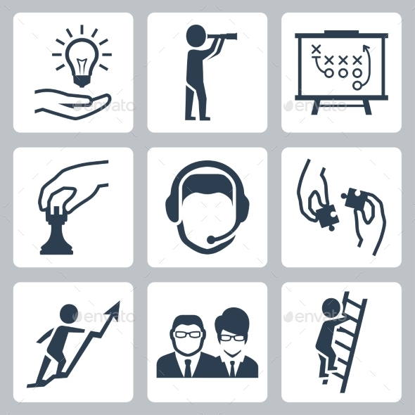 GraphicRiver Vector Conceptual Icon Set Of Success Business 11725829 GraphicRiver Vector Conceptual Icon Set Of Success Business 11725829