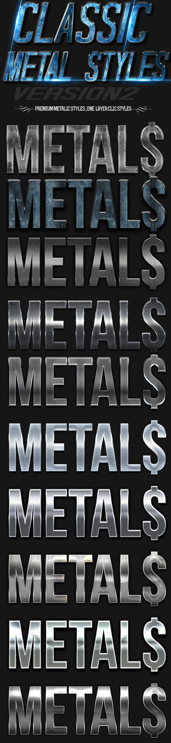 GraphicRiver Classic Metal Styles 2 11733740 GraphicRiver Classic Metal Styles 2 11733740