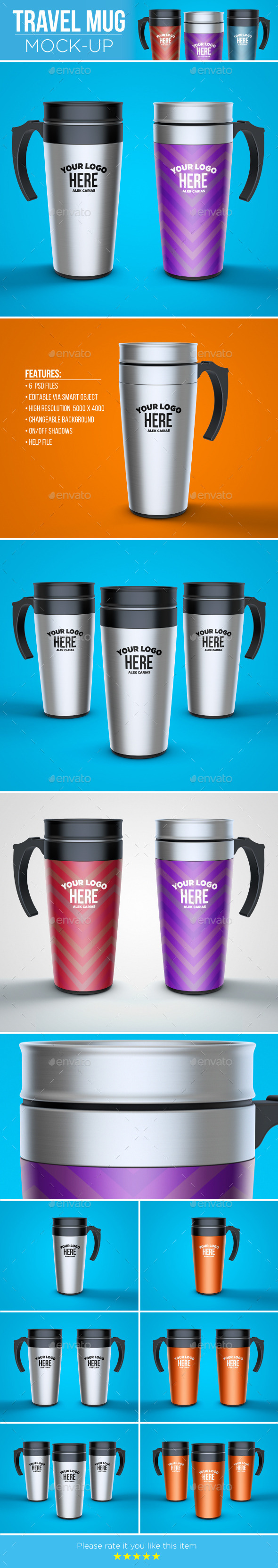 GraphicRiver Travel Mug Mock-Up 11738055 GraphicRiver Travel Mug Mock-Up 11738055