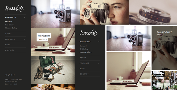 Scarsdale - Responsive HTML5 Photography Portfolio