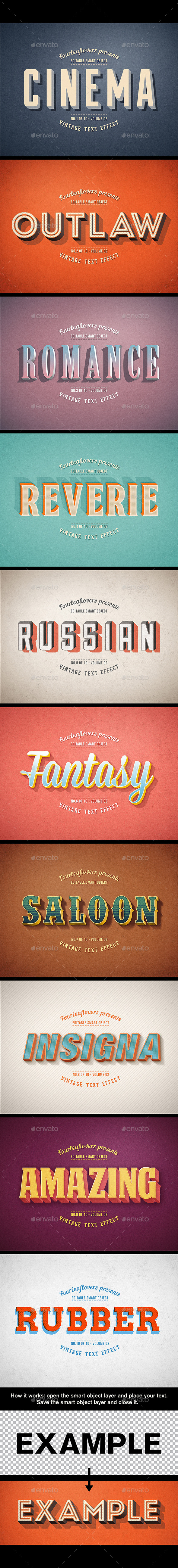 GraphicRiver Retro PSD Text Effects vol.2 11754168 GraphicRiver Retro PSD Text Effects vol.2 11754168