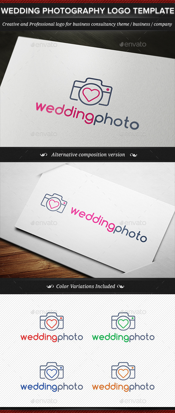 GraphicRiver Wedding Photography Business Logo Template 11760825 GraphicRiver Wedding Photography Business Logo Template 11760825