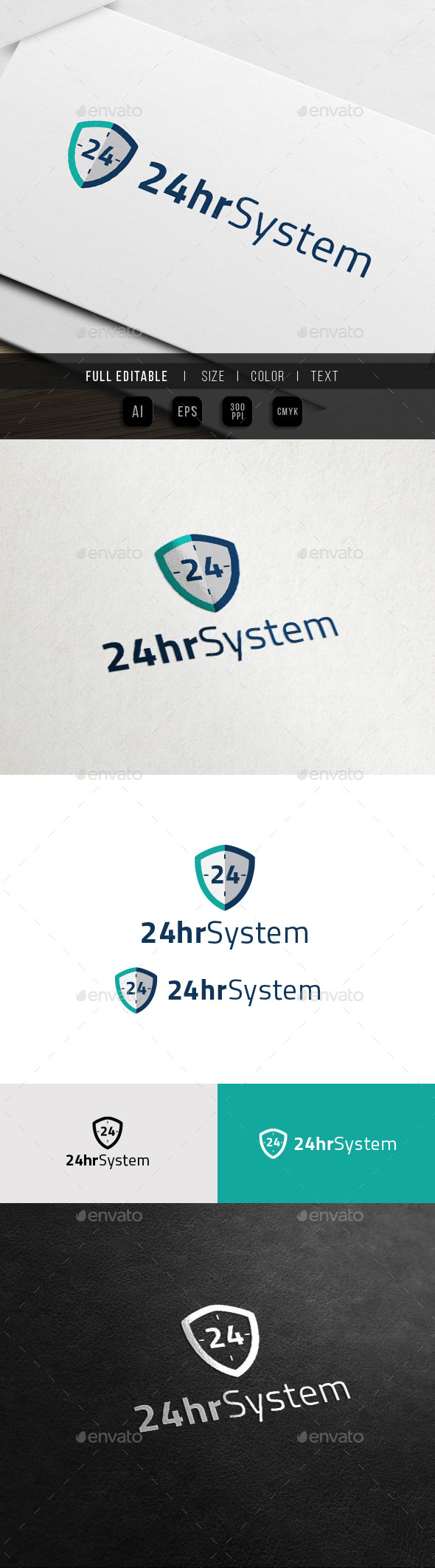 GraphicRiver 24 Hour Protection 24 Shield 11761125 GraphicRiver 24 Hour Protection 24 Shield 11761125