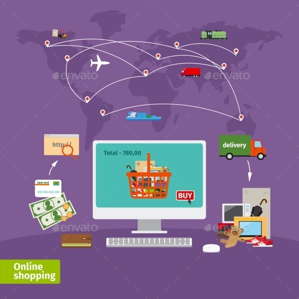GraphicRiver Online Shopping 11761228 GraphicRiver Online Shopping 11761228