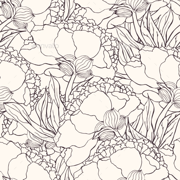 GraphicRiver Seamless Pattern With Hand Drawn Doodle Flowers 11763260 GraphicRiver Seamless Pattern With Hand Drawn Doodle Flowers 11763260