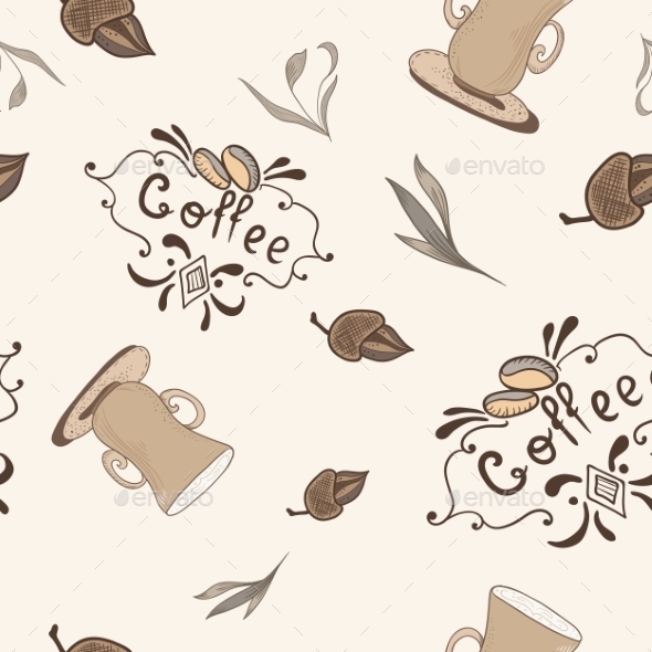 GraphicRiver Vector Coffe Pattern In Sketch Style 11763299 GraphicRiver Vector Coffe Pattern In Sketch Style 11763299