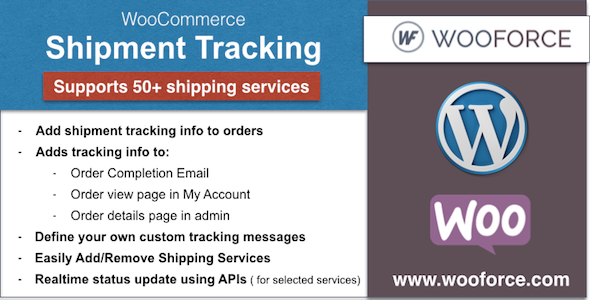 CodeCanyon WooCommerce Shipment Tracking 11693614 CodeCanyon WooCommerce Shipment Tracking 11693614