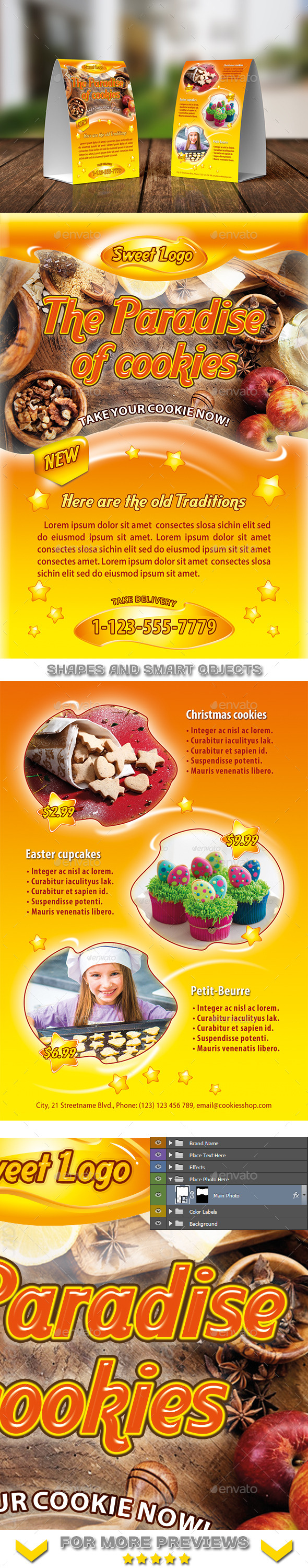 GraphicRiver Paradise Cookies Table Tent Template 14 11765833 GraphicRiver Paradise Cookies Table Tent Template 14 11765833