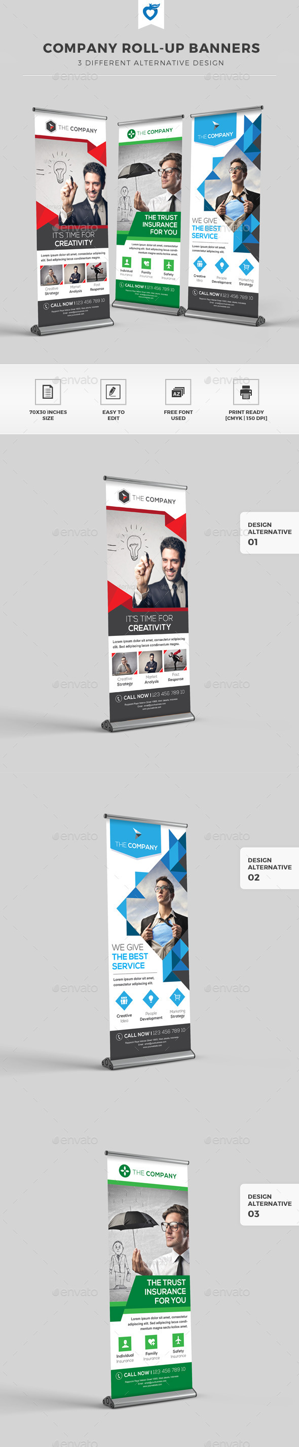 GraphicRiver Company Roll-up Banners 11765971 GraphicRiver Company Roll-up Banners 11765971