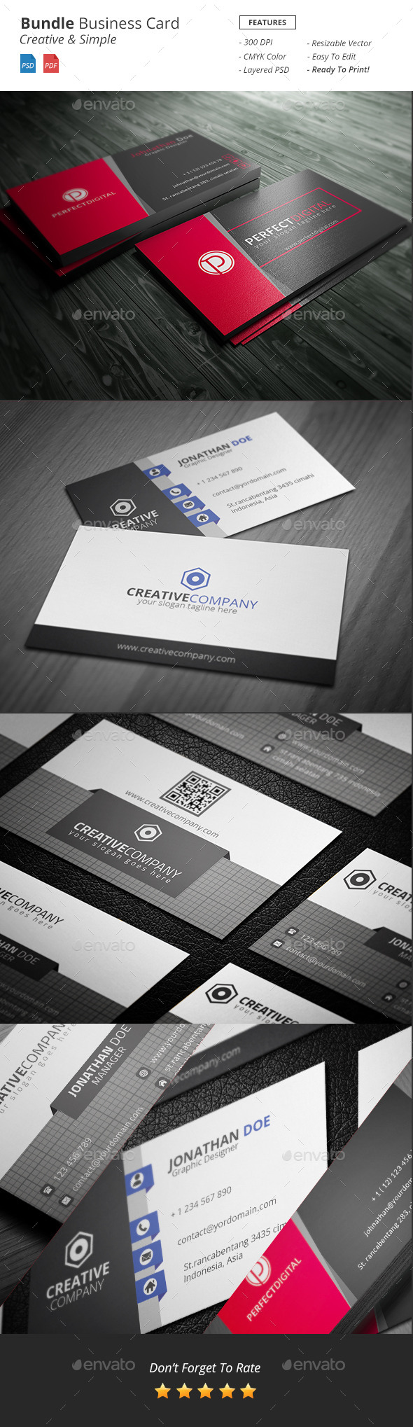 GraphicRiver Bundle Business Card 11766384 GraphicRiver Bundle Business Card 11766384
