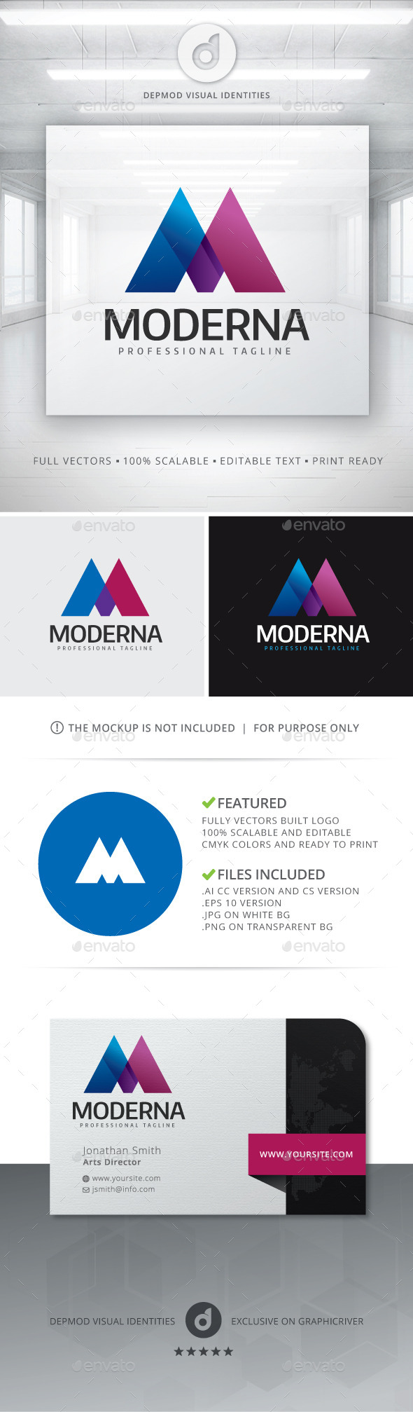 GraphicRiver Moderna Logo 11766878 GraphicRiver Moderna Logo 11766878