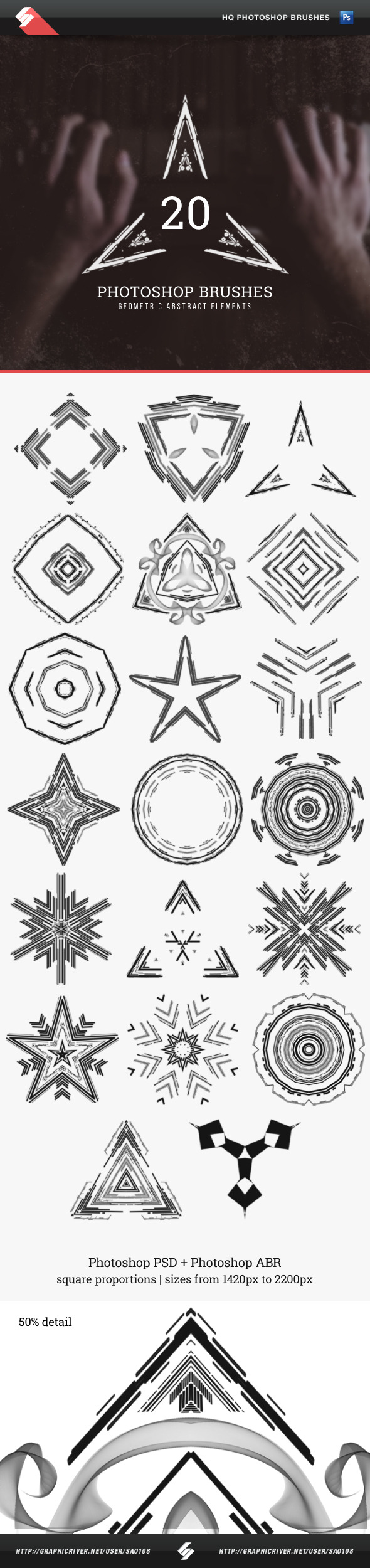 GraphicRiver Geometric Abstract Elements Photoshop Brushes 11767423 GraphicRiver Geometric Abstract Elements Photoshop Brushes 11767423