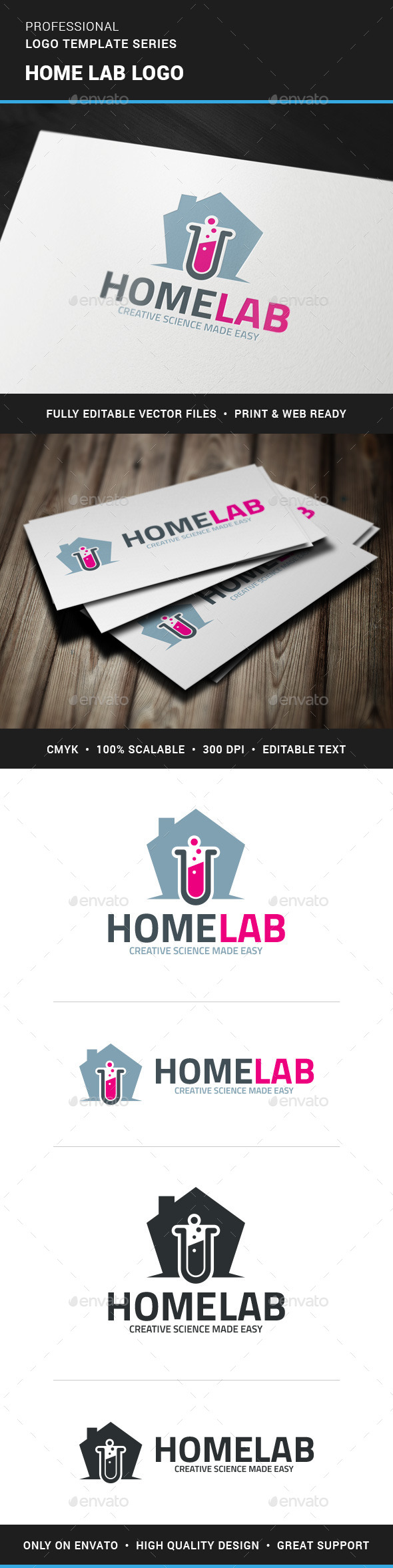GraphicRiver Home Lab Logo Template 11767487 GraphicRiver Home Lab Logo Template 11767487
