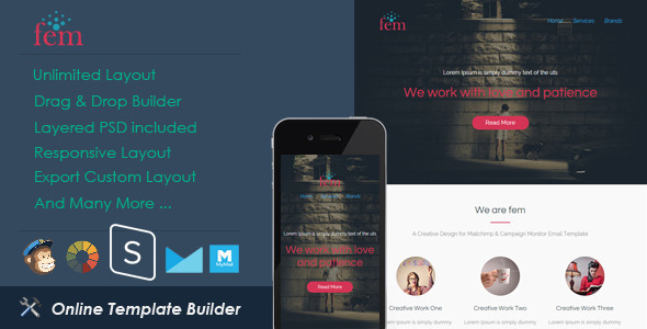 ThemeForest Fem Responsive Email & StampReady Builder 11524466 ThemeForest Fem Responsive Email & StampReady Builder 11524466
