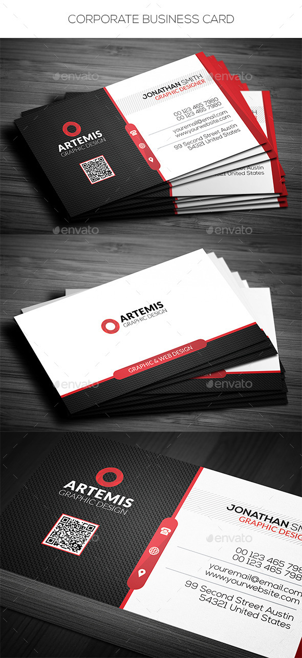 GraphicRiver Corporate Business Card 11768078 GraphicRiver Corporate Business Card 11768078