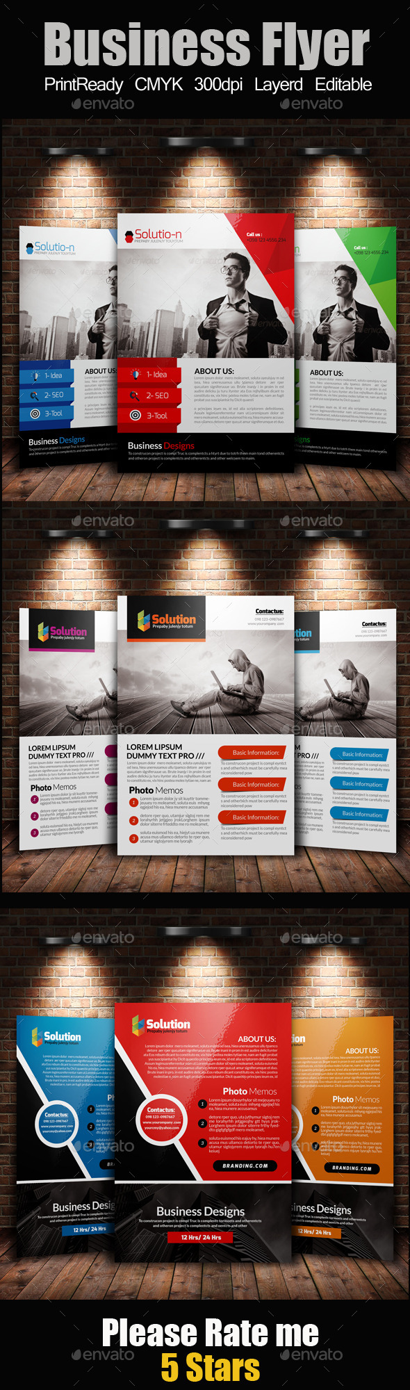 GraphicRiver A4 Business Flyer Template Bunde 11769124 GraphicRiver A4 Business Flyer Template Bunde 11769124