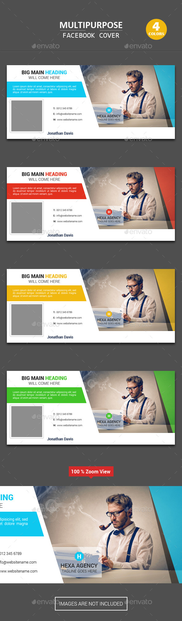 GraphicRiver Multipurpose Facebook Cover 11769754 GraphicRiver Multipurpose Facebook Cover 11769754