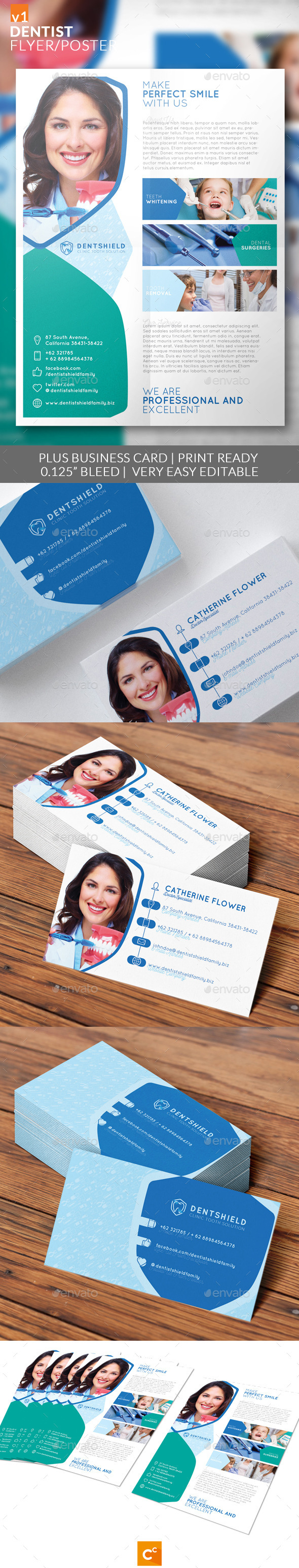 GraphicRiver Dentist Flyer Poster 11769814 GraphicRiver Dentist Flyer Poster 11769814