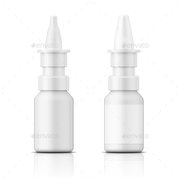 GraphicRiver White Plastic Nasal Spray Bottle 11770456 GraphicRiver White Plastic Nasal Spray Bottle 11770456