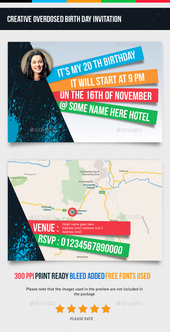 GraphicRiver Creative Birth Day Invitation 11770702 GraphicRiver Creative Birth Day Invitation 11770702