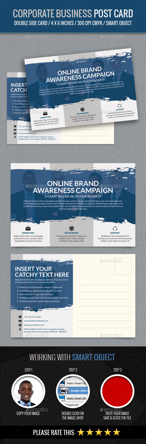 GraphicRiver Corporate and Business Post Card Template 11770838 GraphicRiver Corporate and Business Post Card Template 11770838