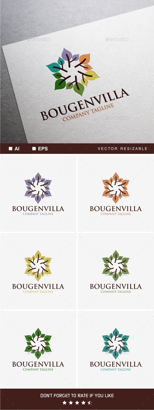 GraphicRiver Bougenvilla Logo 11770961 GraphicRiver Bougenvilla Logo 11770961