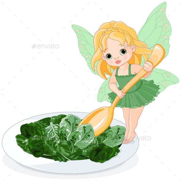 GraphicRiver Spinach Fairy 11771885 GraphicRiver Spinach Fairy 11771885