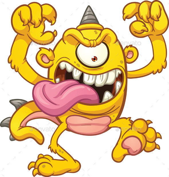 GraphicRiver Yellow Monster 11771977 GraphicRiver Yellow Monster 11771977