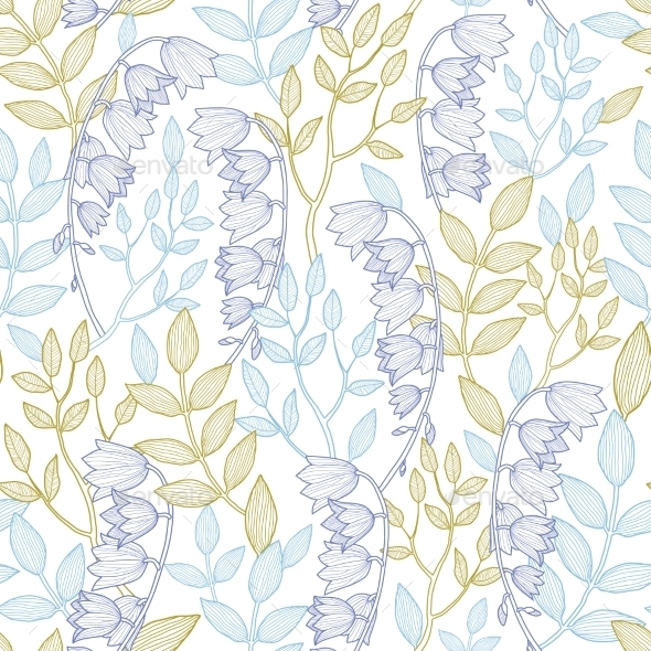 GraphicRiver Vector Forest Lily Seamless Pattern Background 11772139 GraphicRiver Vector Forest Lily Seamless Pattern Background 11772139