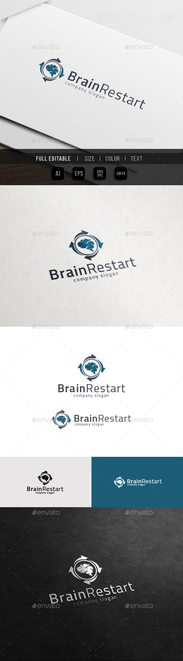 GraphicRiver Brain Restart Concept Load Idea Share Logo 11772202 GraphicRiver Brain Restart Concept Load Idea Share Logo 11772202