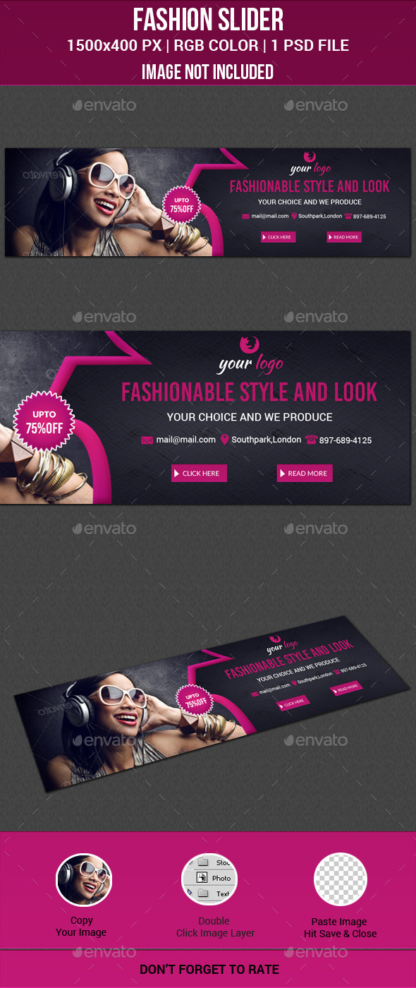 GraphicRiver Fashion Slider 11772607 GraphicRiver Fashion Slider 11772607
