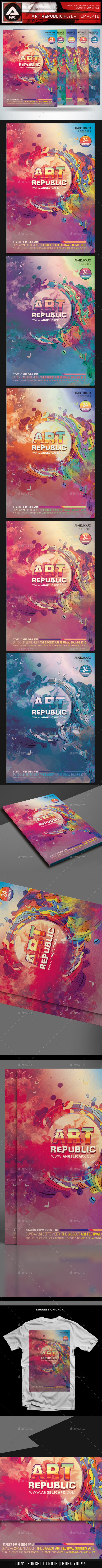 GraphicRiver Art Republic Flyer Template 11772873 GraphicRiver Art Republic Flyer Template 11772873