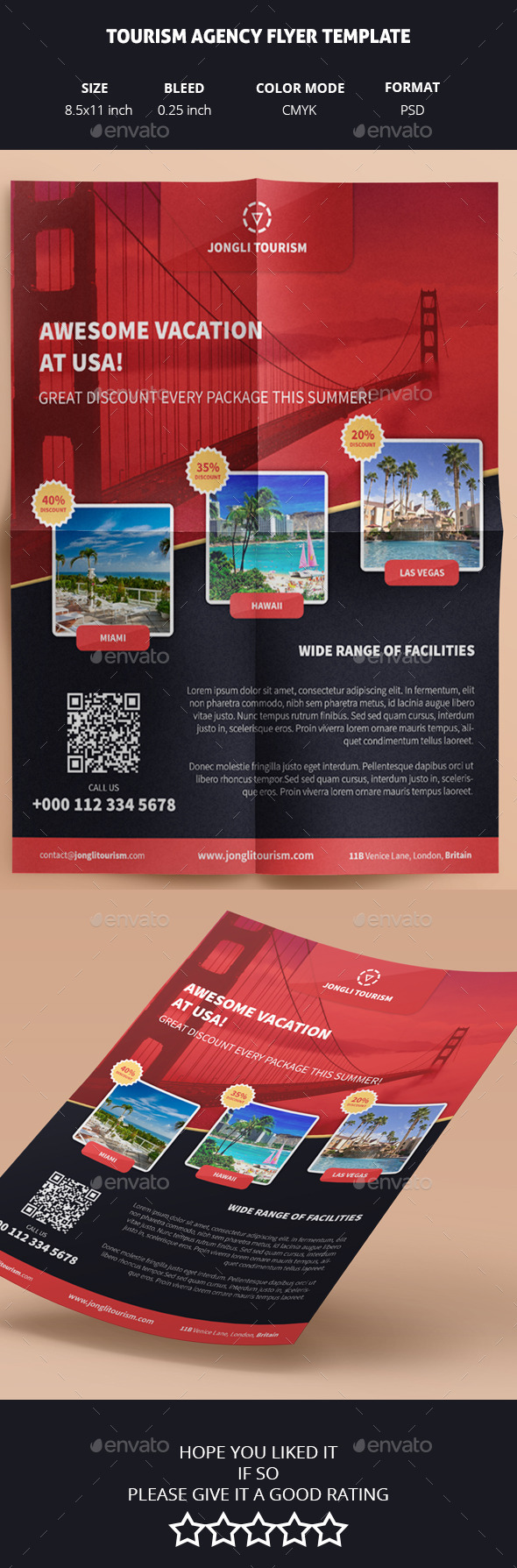 GraphicRiver Tourism Agency Flyer Template 11769803 GraphicRiver Tourism Agency Flyer Template 11769803
