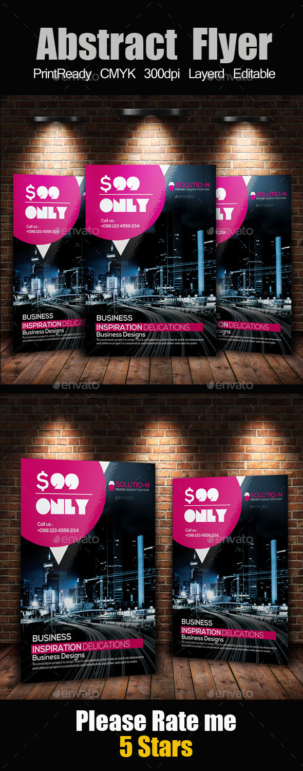 GraphicRiver Electro Flyer Template 11774521 GraphicRiver Electro Flyer Template 11774521