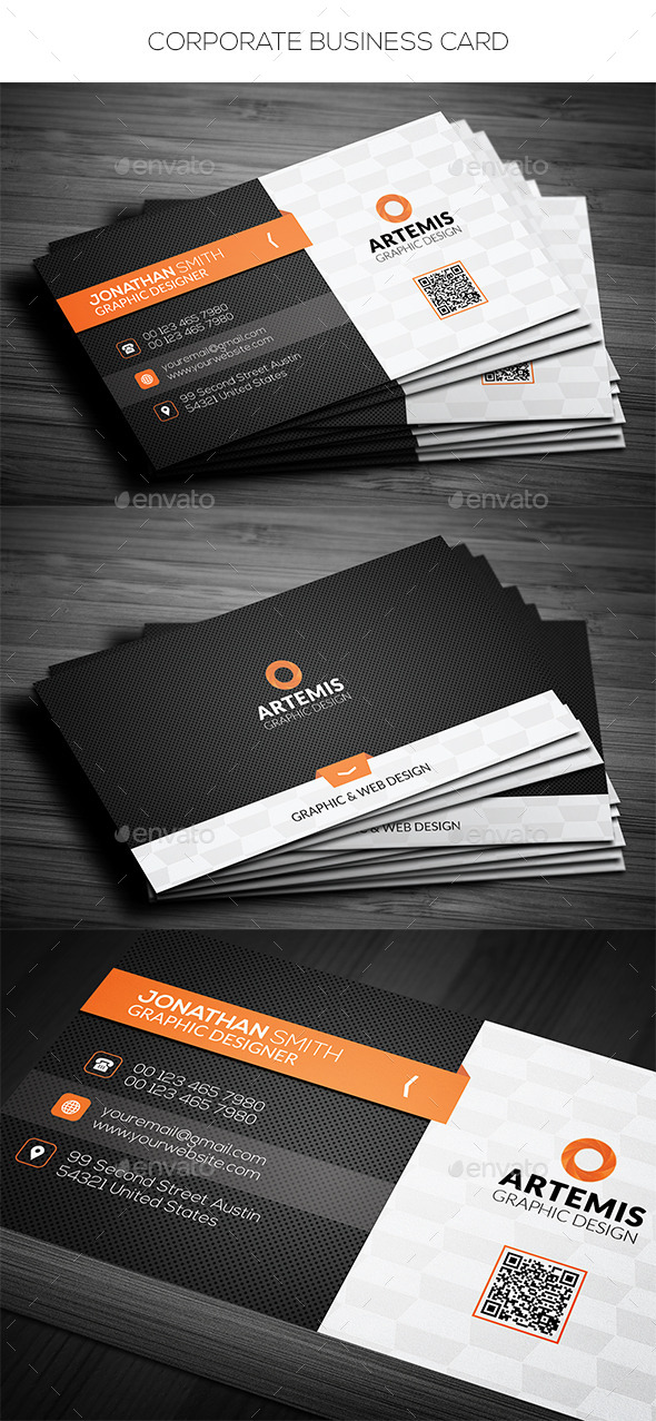 GraphicRiver Corporate Business Card 11774830 GraphicRiver Corporate Business Card 11774830