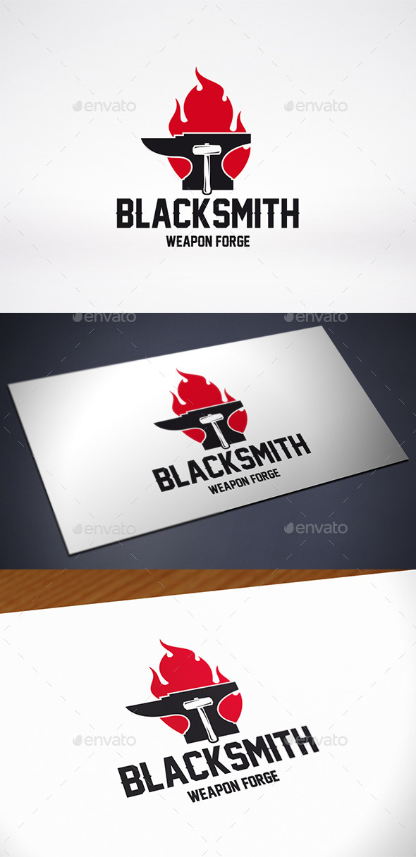 Anvil Fire Logo Template