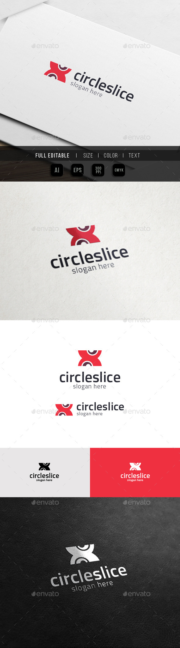 GraphicRiver X Slice Half Circle Cafe Logo 11775032 GraphicRiver X Slice Half Circle Cafe Logo 11775032