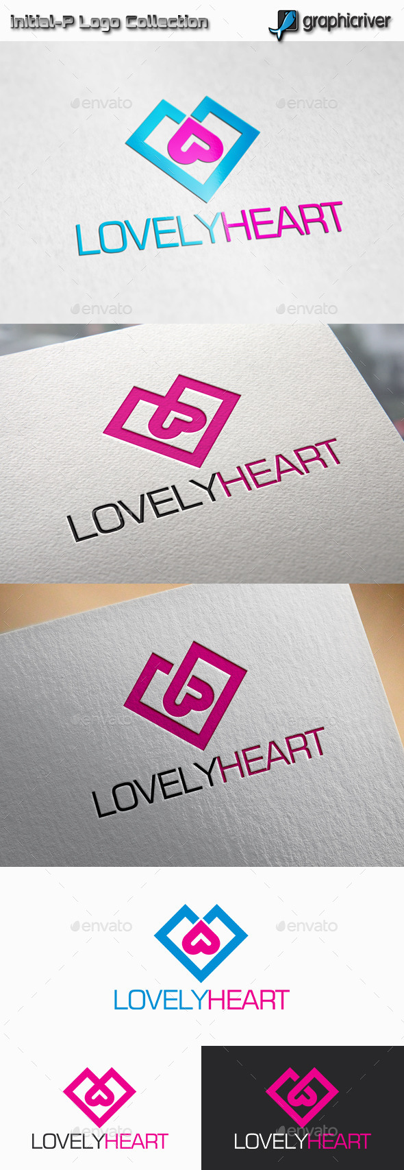 GraphicRiver lovely Heart Logo 11775063 GraphicRiver lovely Heart Logo 11775063