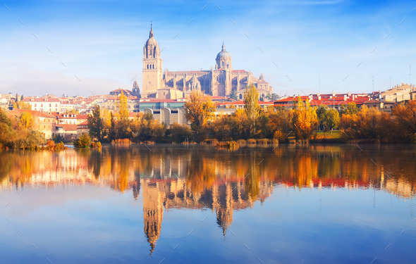 Salamanca Cathedral from Tormes (Misc) Photo Download