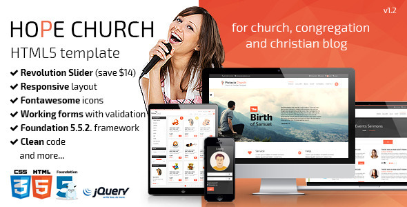 ThemeForest Hope Church Responsive HTML5 Template 11693546 ThemeForest Hope Church Responsive HTML5 Template 11693546