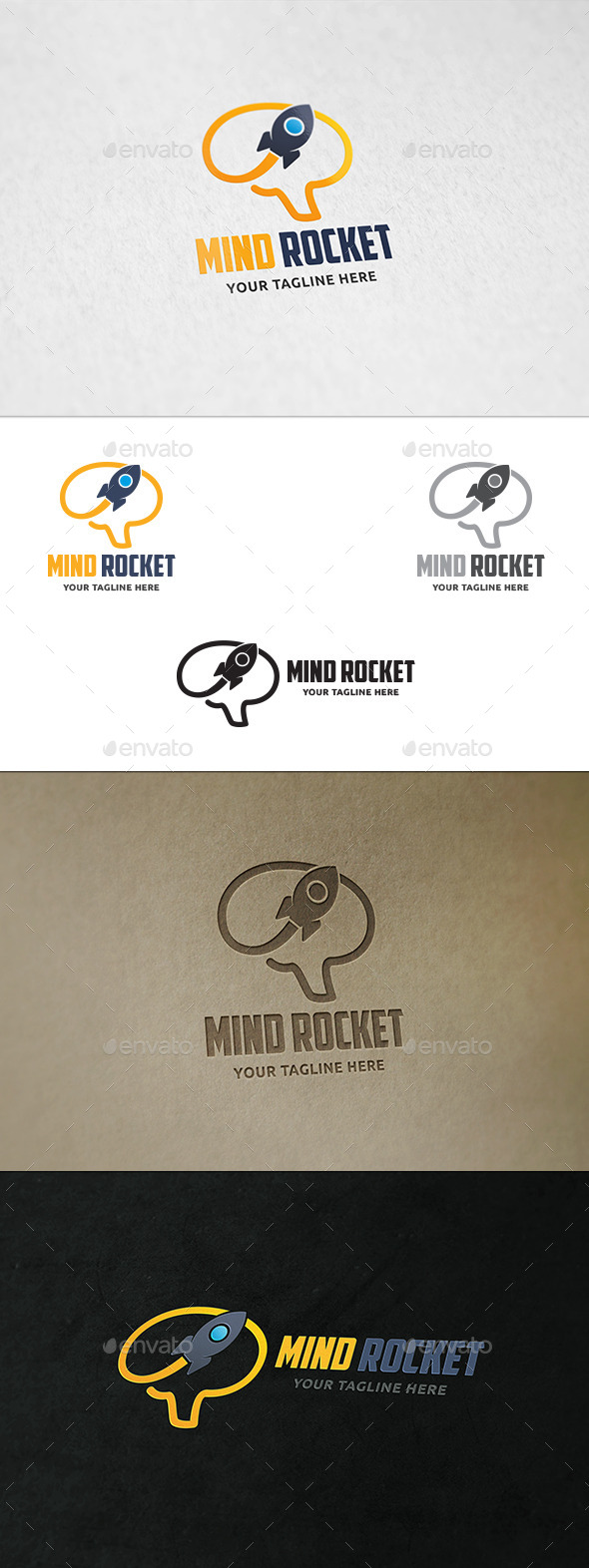 GraphicRiver Mind Rocket Logo Template 11776088 GraphicRiver Mind Rocket Logo Template 11776088