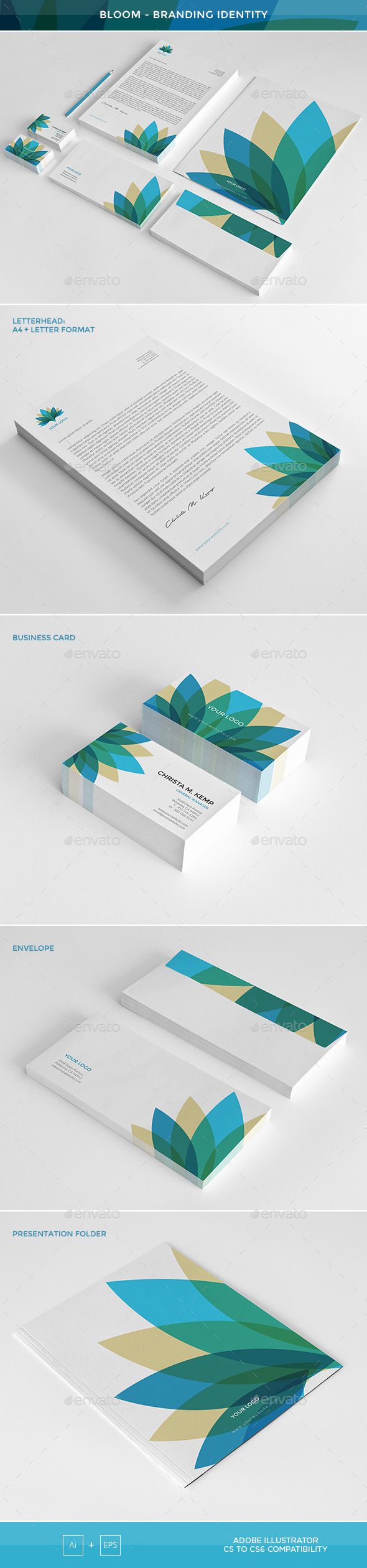 GraphicRiver Bloom Branding Identity 11776441 GraphicRiver Bloom Branding Identity 11776441