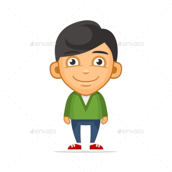 GraphicRiver Smiling Boy Wearing Green Sweater 11779822 GraphicRiver Smiling Boy Wearing Green Sweater 11779822