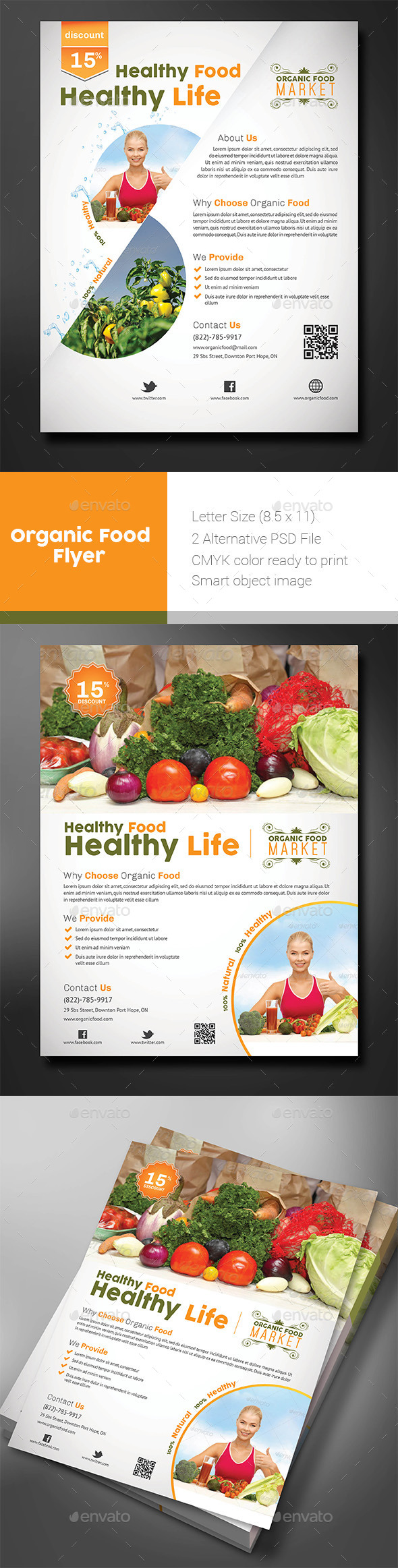 Organic Food Store Flyer